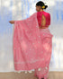 Moon Child Hand Block Printed Cotton Saree